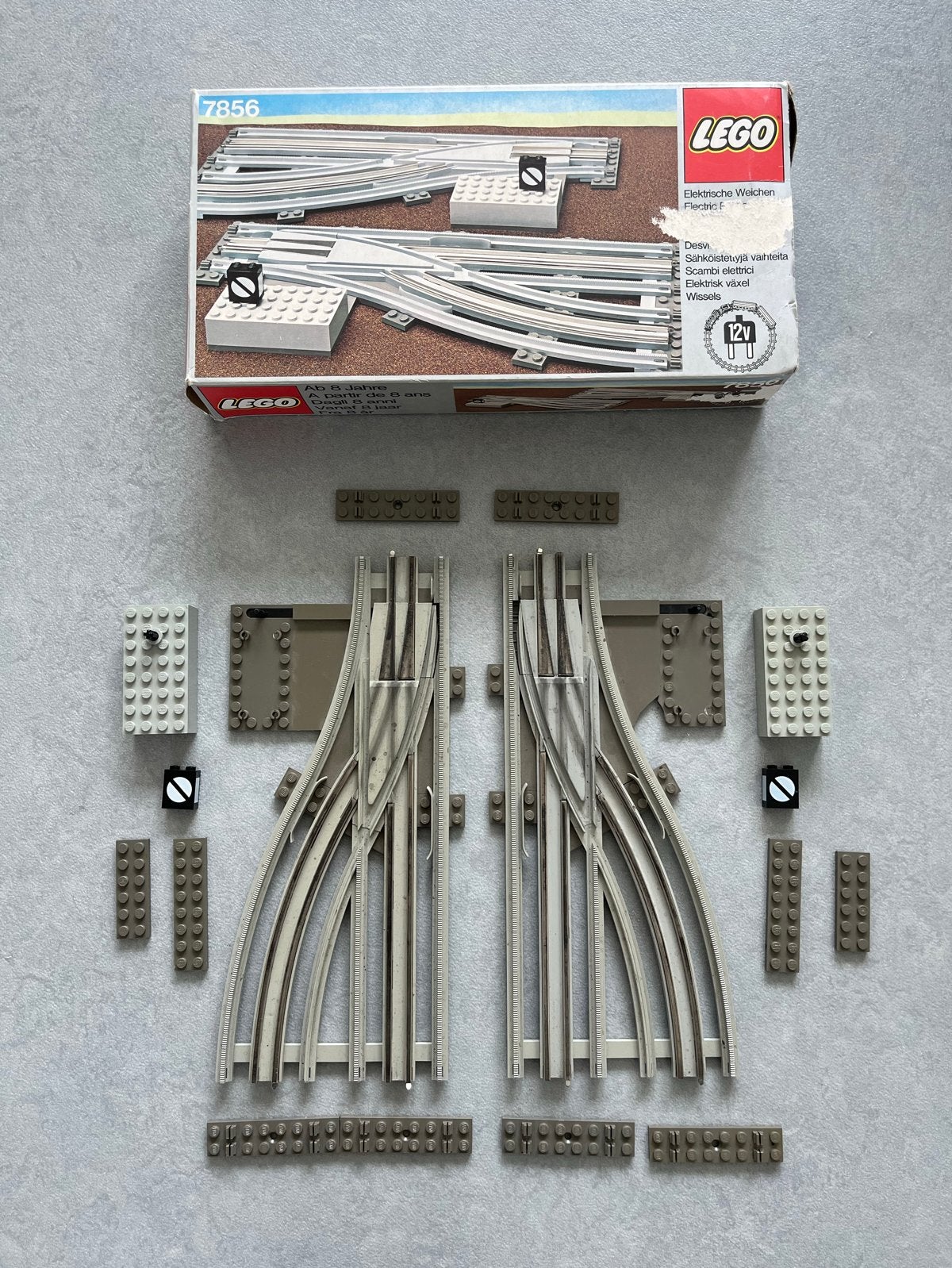 Lego 7856 Elektrische Wissels 12V Trein, Gebruikt, Overige thema's, Lego, Ophalen of Verzenden