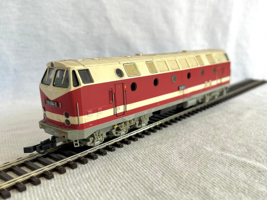 Brawa DR BR 119 006-5 Diesellok H0, Overige merken, Gebruikt, Ophalen of Verzenden, Analoog