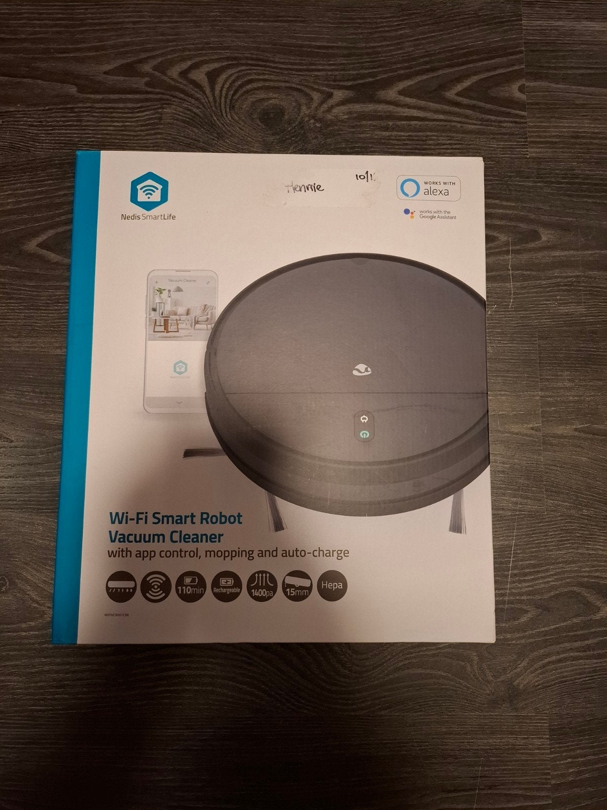 Nedis SmartLife Wi-Fi Robot Stofzuiger met dweilfunctie, Witgoed en Apparatuur, Stofzuigers, Overige merken, Nieuw, Ophalen of Verzenden