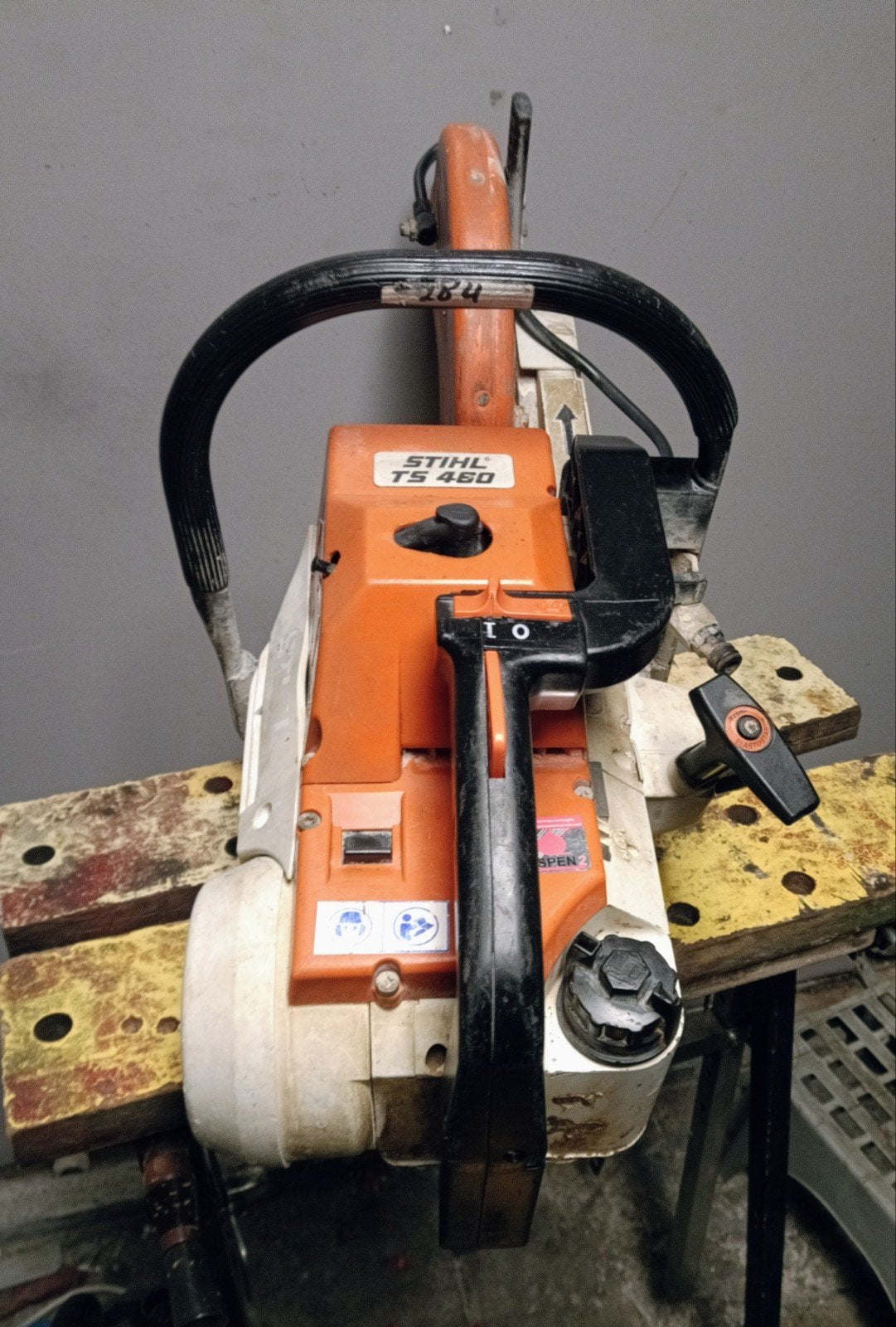 Stihl TS 460 Doorslijper / Bandenzaag – 2005 –, Stihl, Cirkelzaag, 70 mm of meer, Ophalen of Verzenden