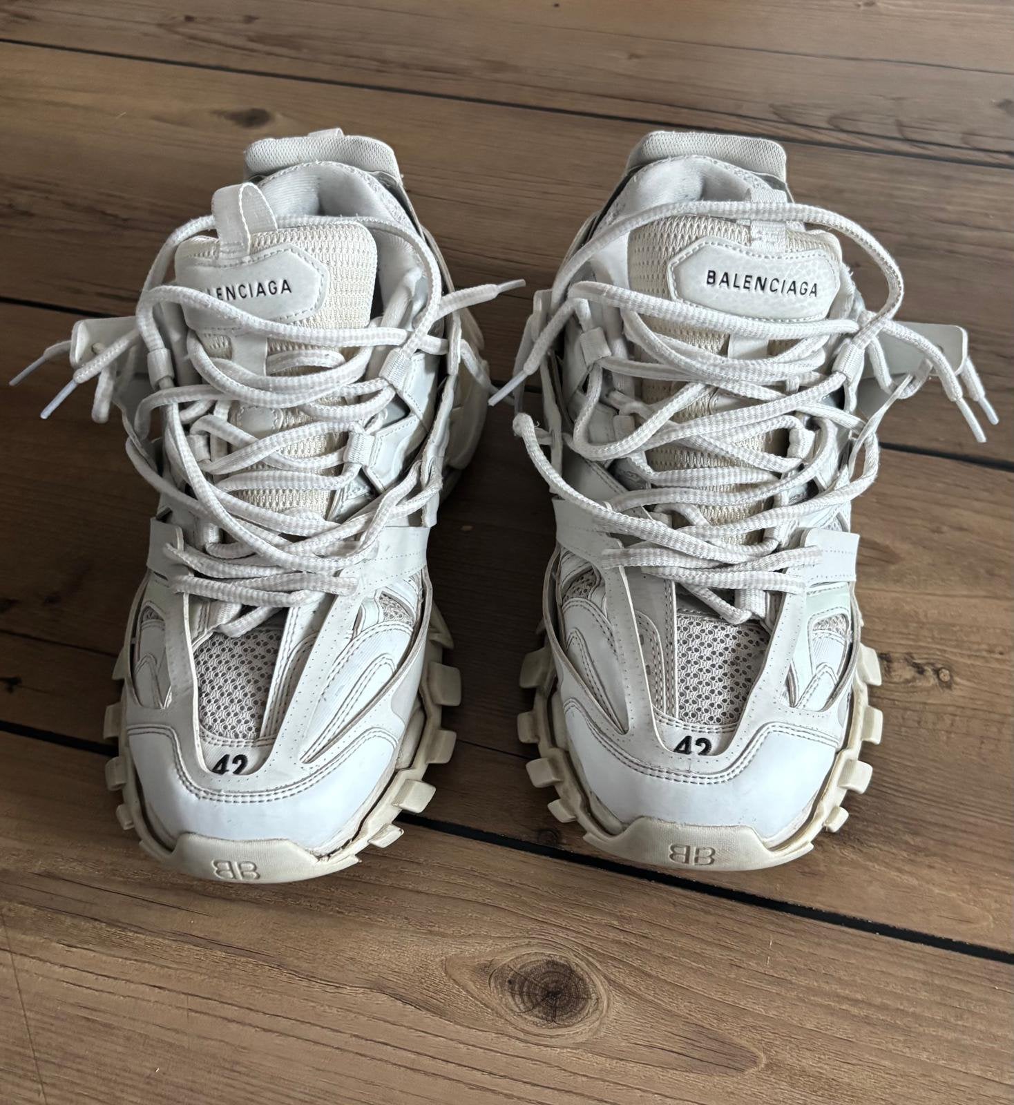 Balenciaga tracks wit, Kleding | Heren, Wit, Ophalen of Verzenden, Sneakers of Gympen, Zo goed als nieuw
