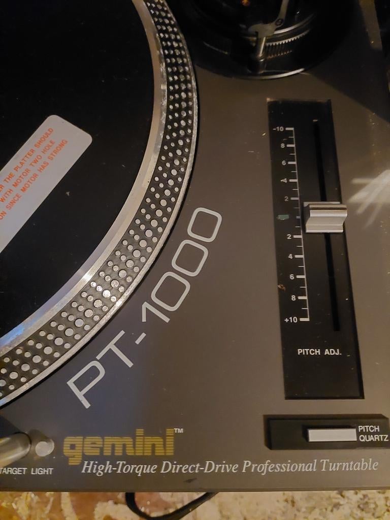 2X GEMINI PT 1000 DRAAITAFELS, Ophalen of Verzenden, Overige merken