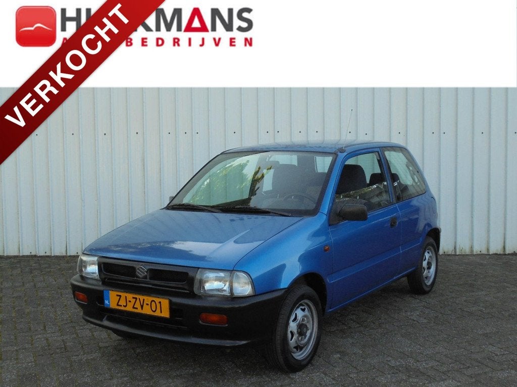 Suzuki Alto 1.0 GA 3DRS NL-AUTO APK TOT 03-2027 96.825 KM, Stof, Zwart, Blauw, Origineel Nederlands