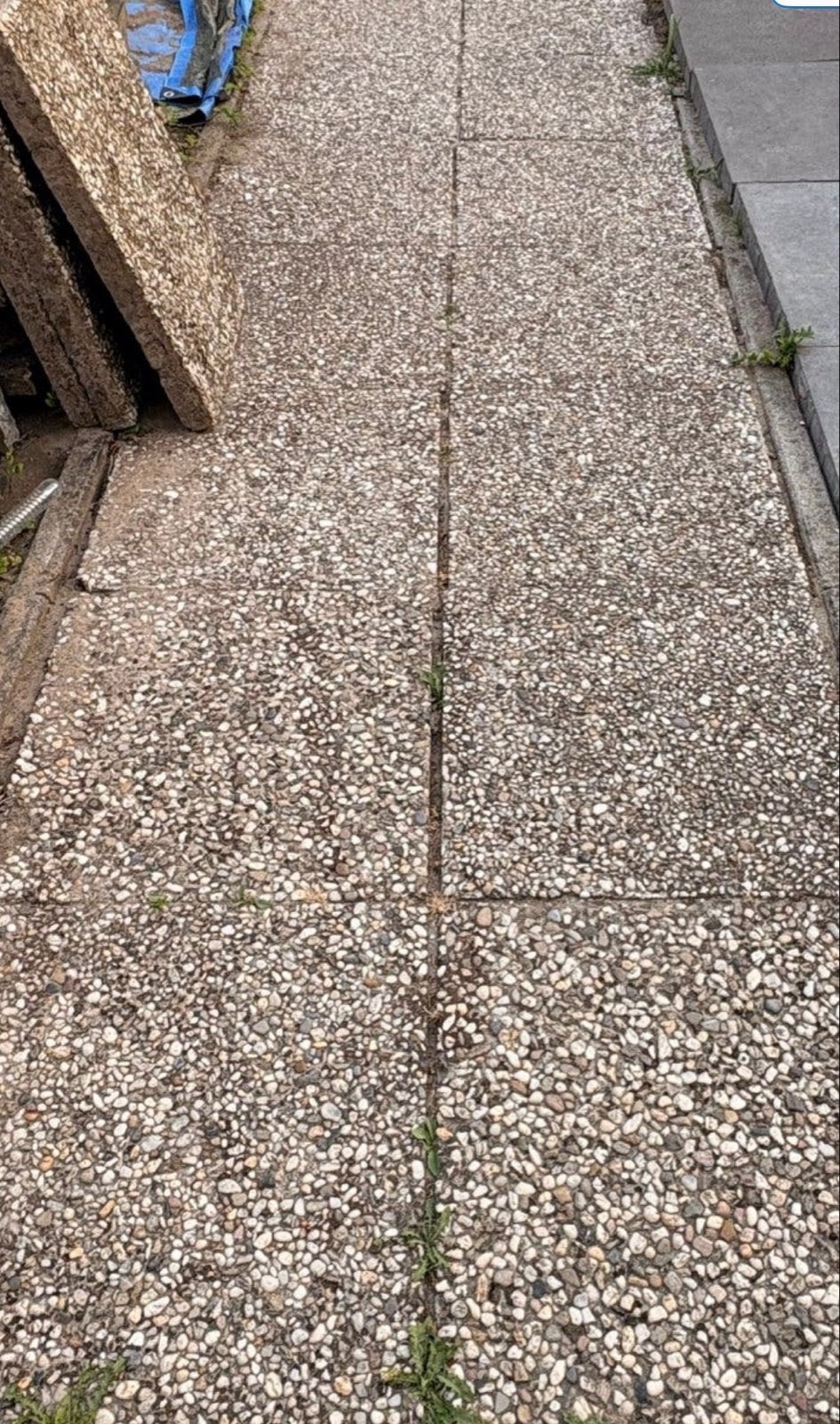 Gratis tegels: grindtegels en betontegels, Gebruikt, Grind, Terrastegels, 5 tot 10 m²