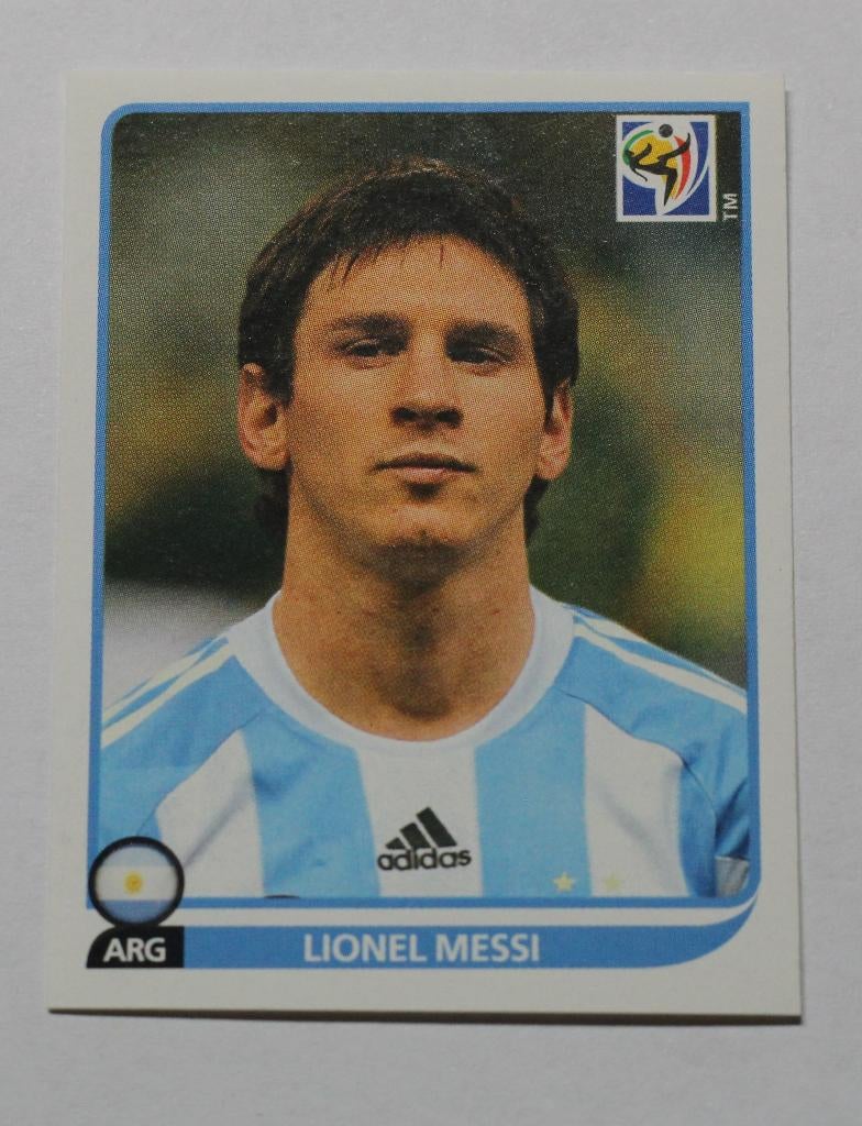Lionel Messi WK 2010 Panini, Ophalen of Verzenden, Nieuw, Buitenlandse clubs, Poster, Plaatje of Sticker
