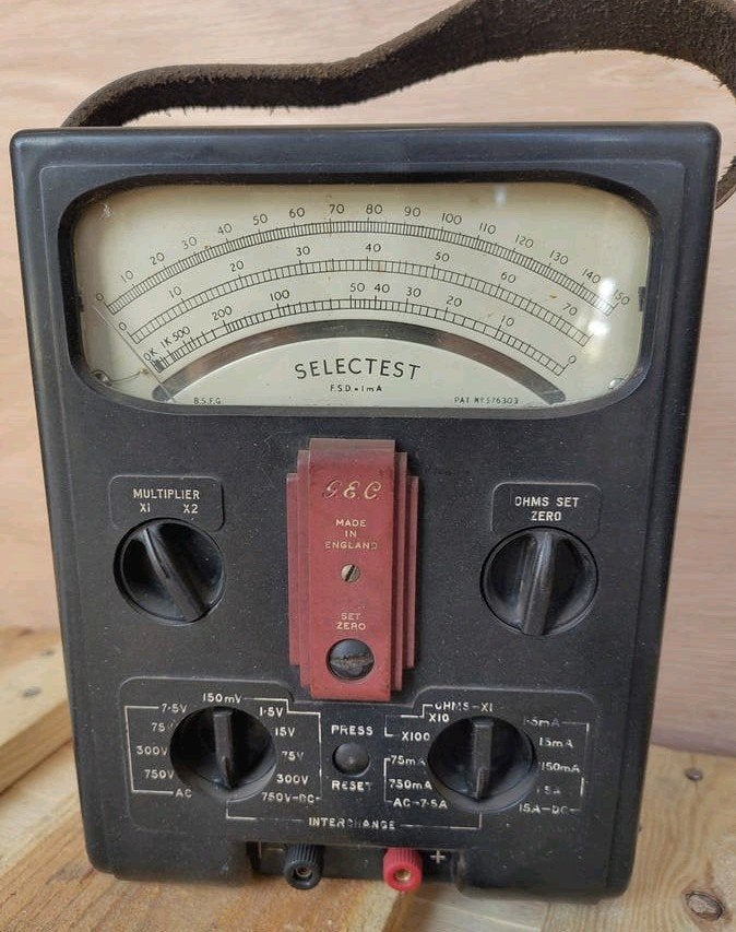 Selectest IV Multimeter  GEC General Electric Co Volt Meter, Verzamelen, Ophalen of Verzenden