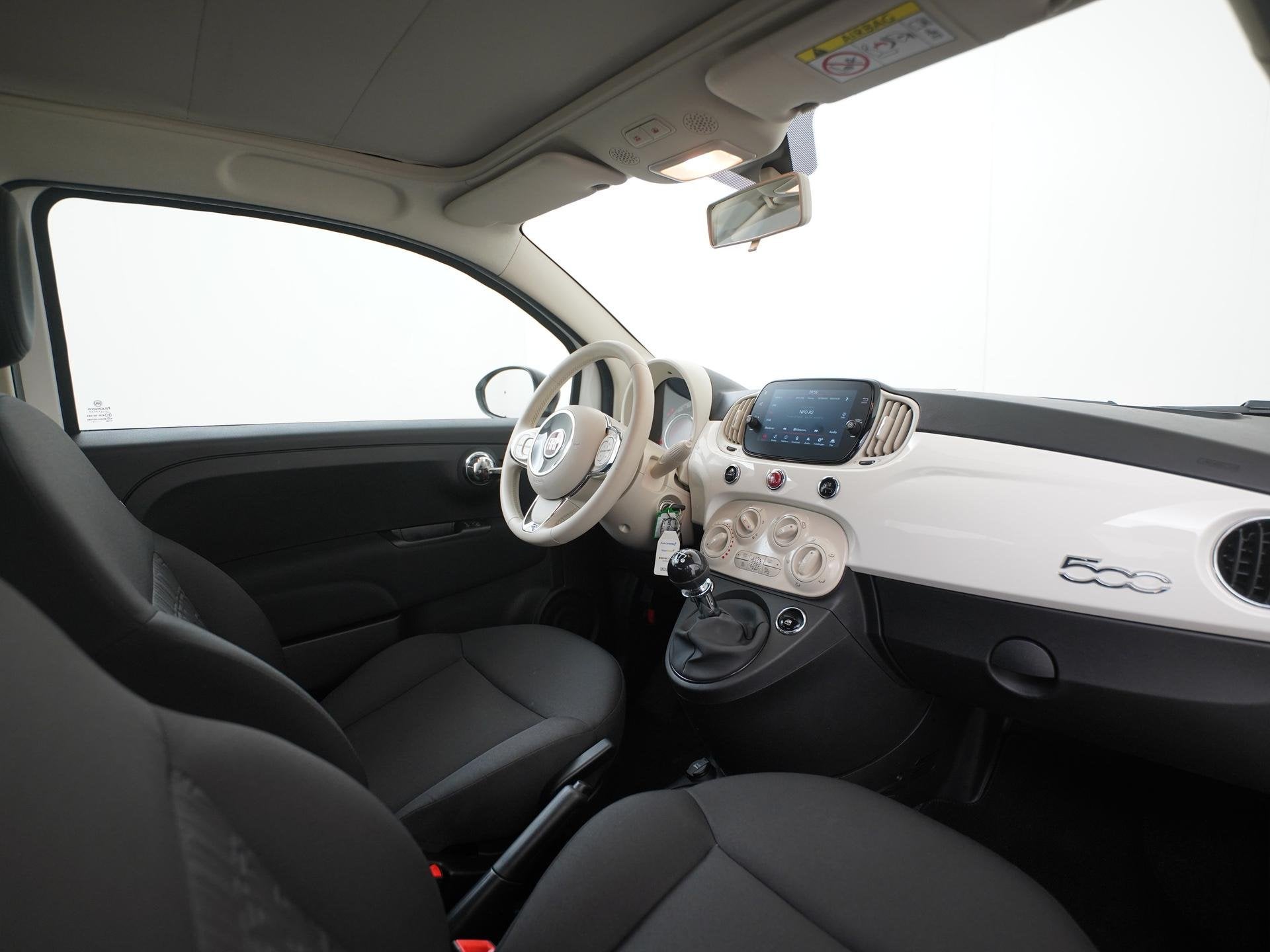 Fiat 500 C 1.0 Hybrid | Apple/Android Carplay | Zondag Open!, Auto's, Voorwielaandrijving, Stof, Gebruikt, Euro 6