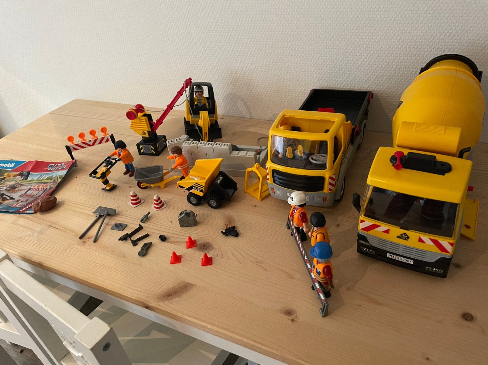 Playmobil city action bouwplaats als nieuw, Ophalen of Verzenden, Zo goed als nieuw