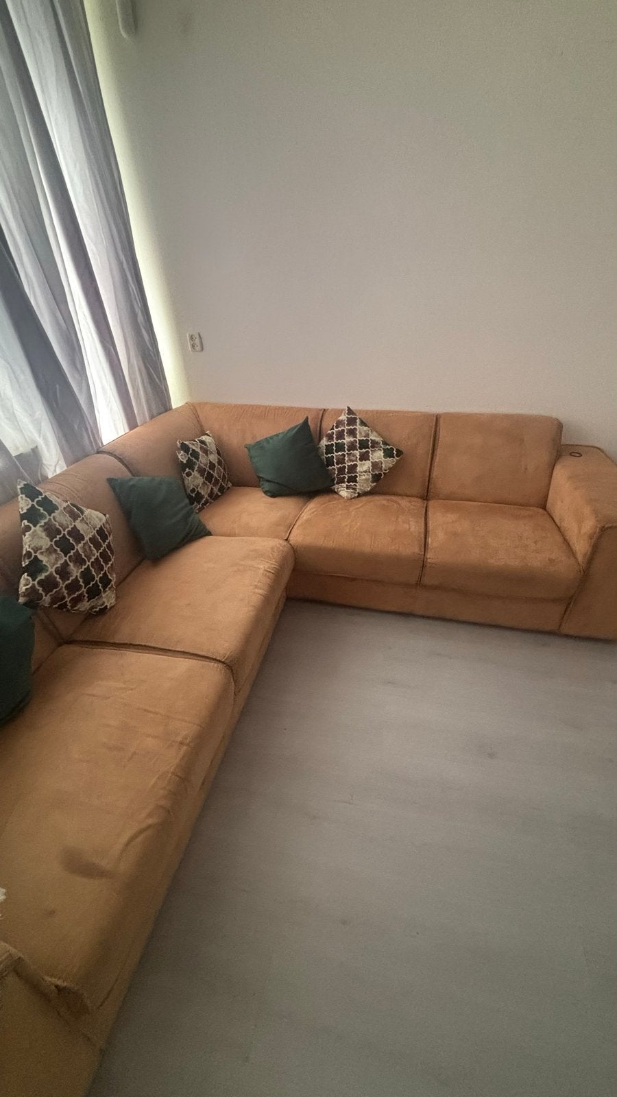 Comfortabele hoekbank, Ophalen, 250 tot 300 cm, 100 tot 125 cm, Hoekbank