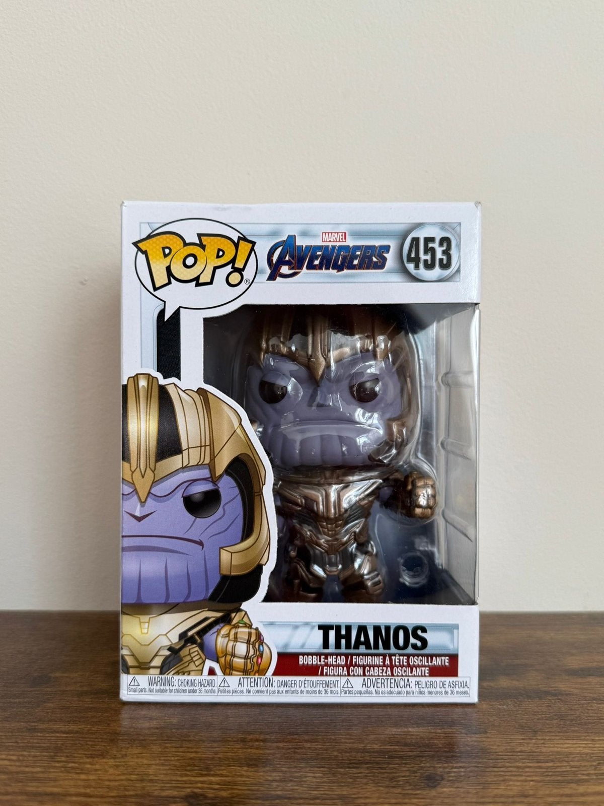 Funko Pop! Marvel Avengers Thanos Bobble-Head #453, Ophalen of Verzenden, Nieuw