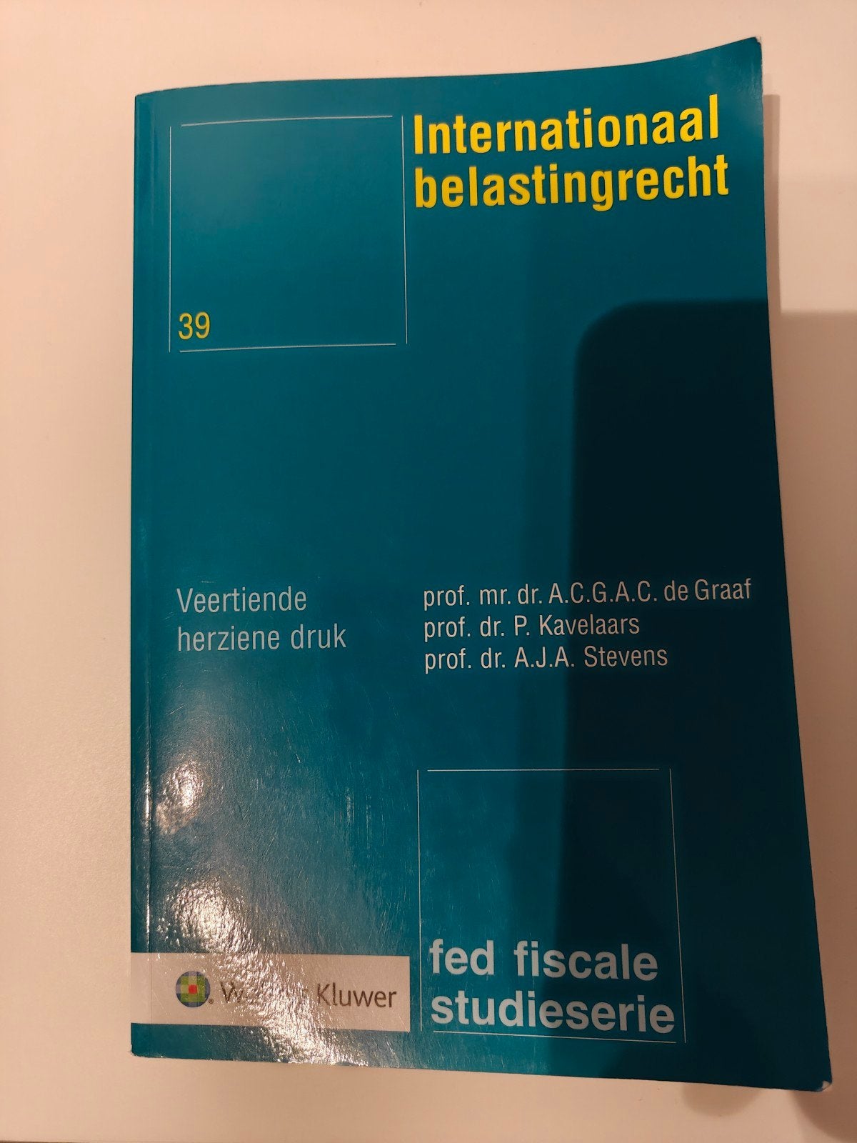 Internationaal belastingrecht - 14e druk, Ophalen of Verzenden, Gamma, A.C.G.A.C. de Graaf, P. Kavelaars, A.J.A. Stevens, WO