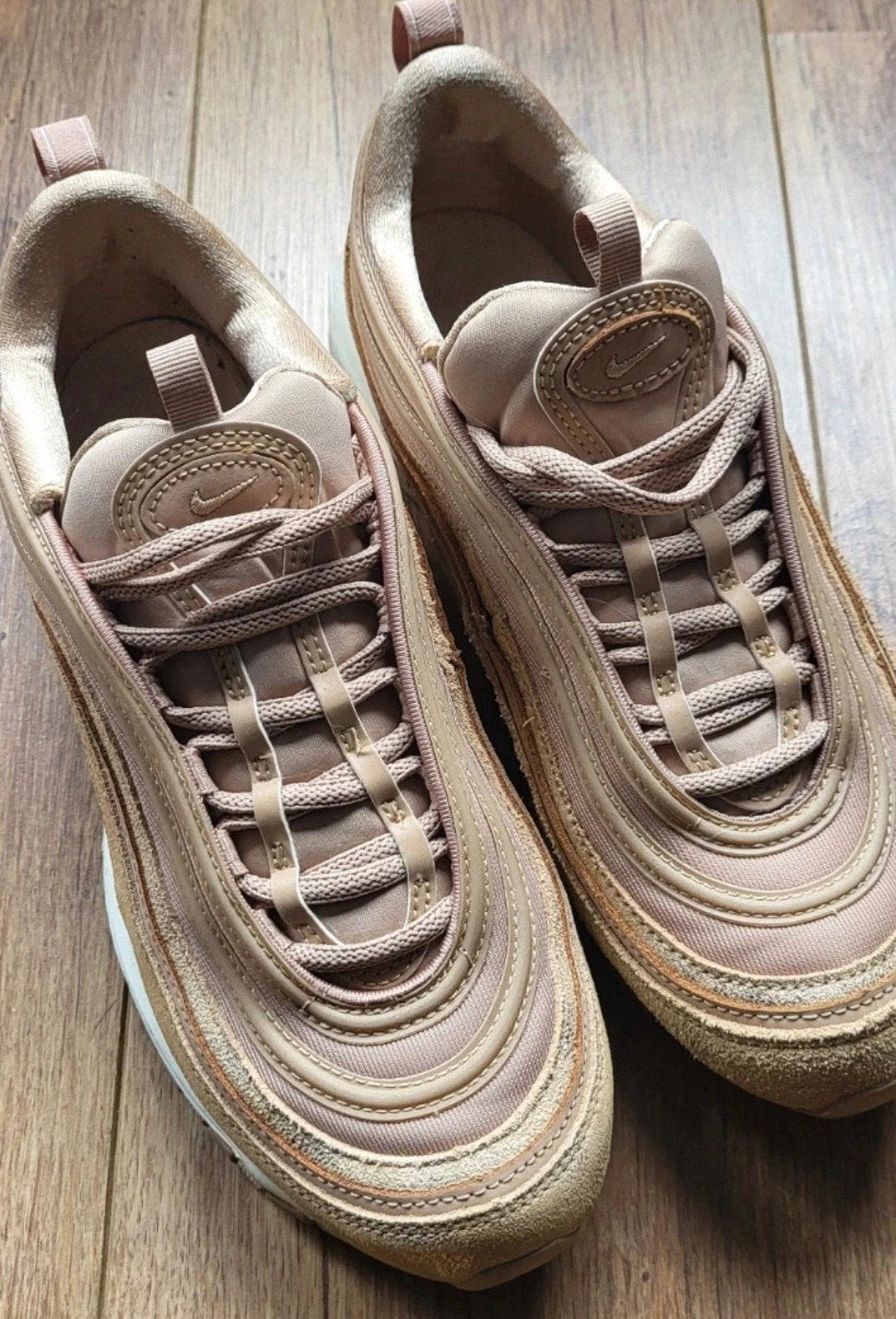 Nike airmax 97, Ophalen of Verzenden, Zo goed als nieuw, Roze, Sneakers of Gympen