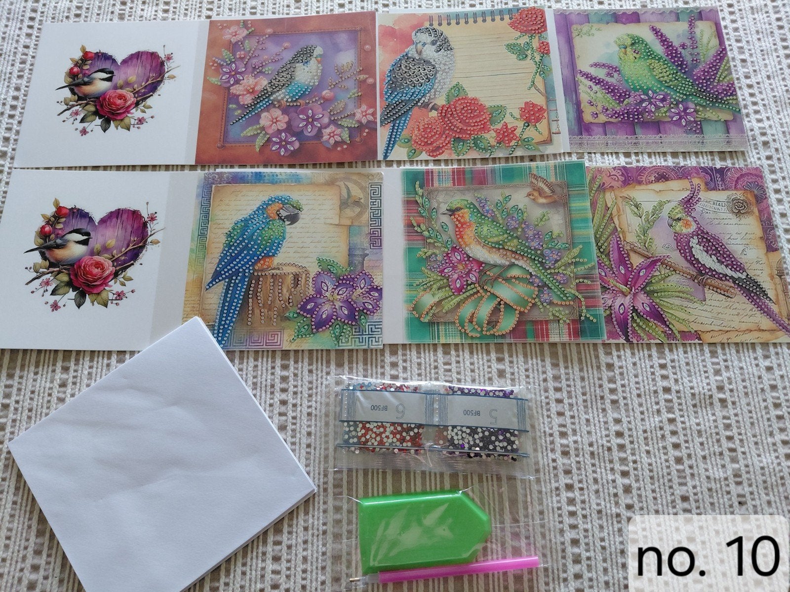 Diamond painting wenskaarten om zelf te maken, Hobby en Vrije tijd, Ophalen of Verzenden, Nieuw, Overige thema's, Overige typen