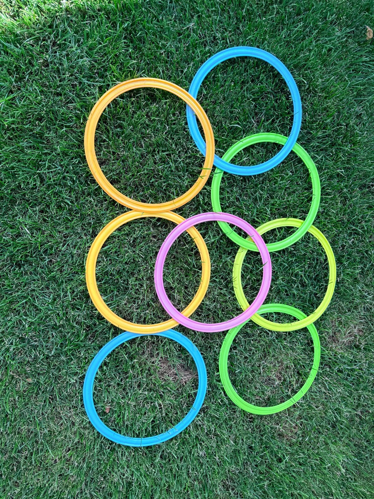 Gekleurde Ringen voor Spel en Plezier, Ophalen, Gebruikt