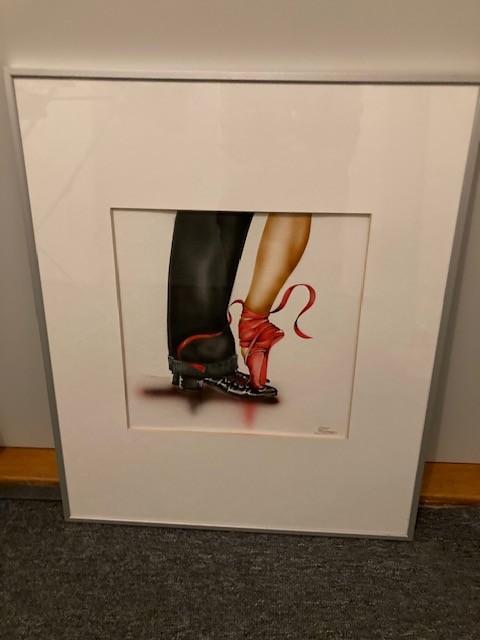 Gerard Mutsaers – olieverf & airbrush – tango kunstwerk, Ophalen