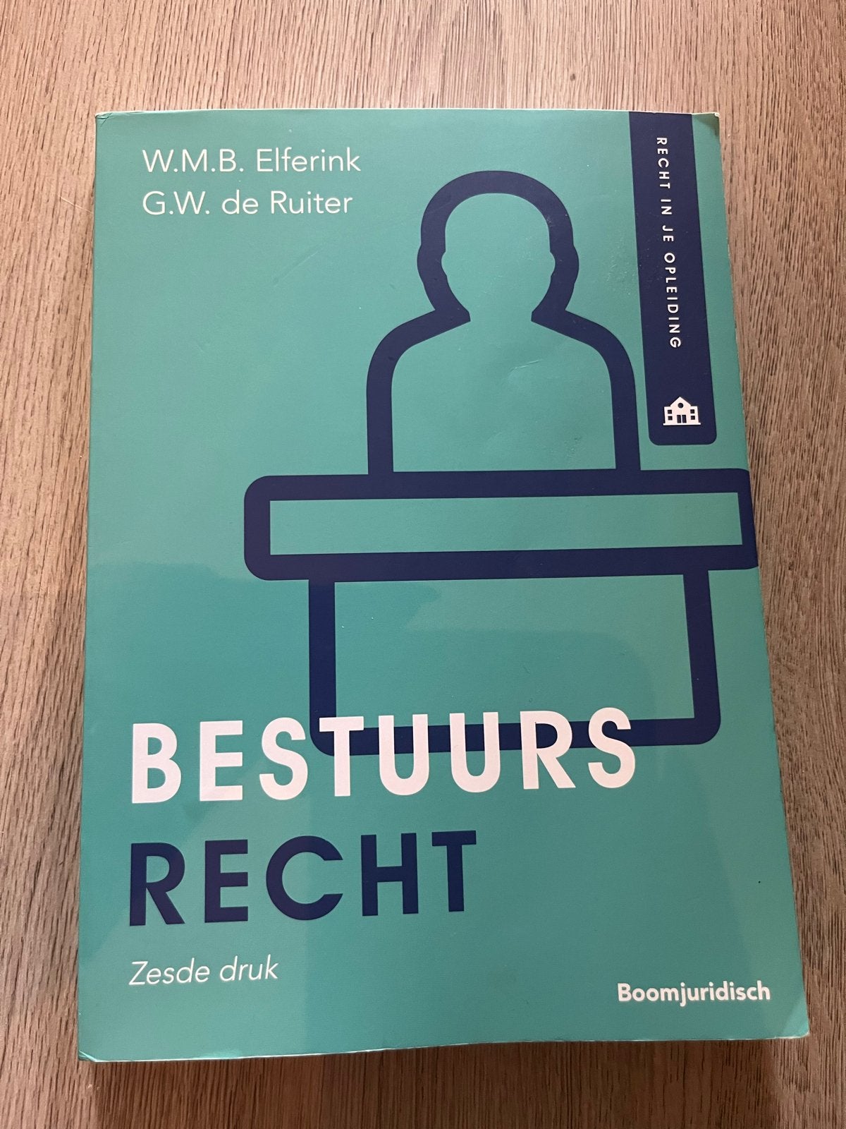 Bestuursrecht - Zesde druk - W.M.B. Elferink, Ophalen of Verzenden, Gamma, Gelezen, HBO