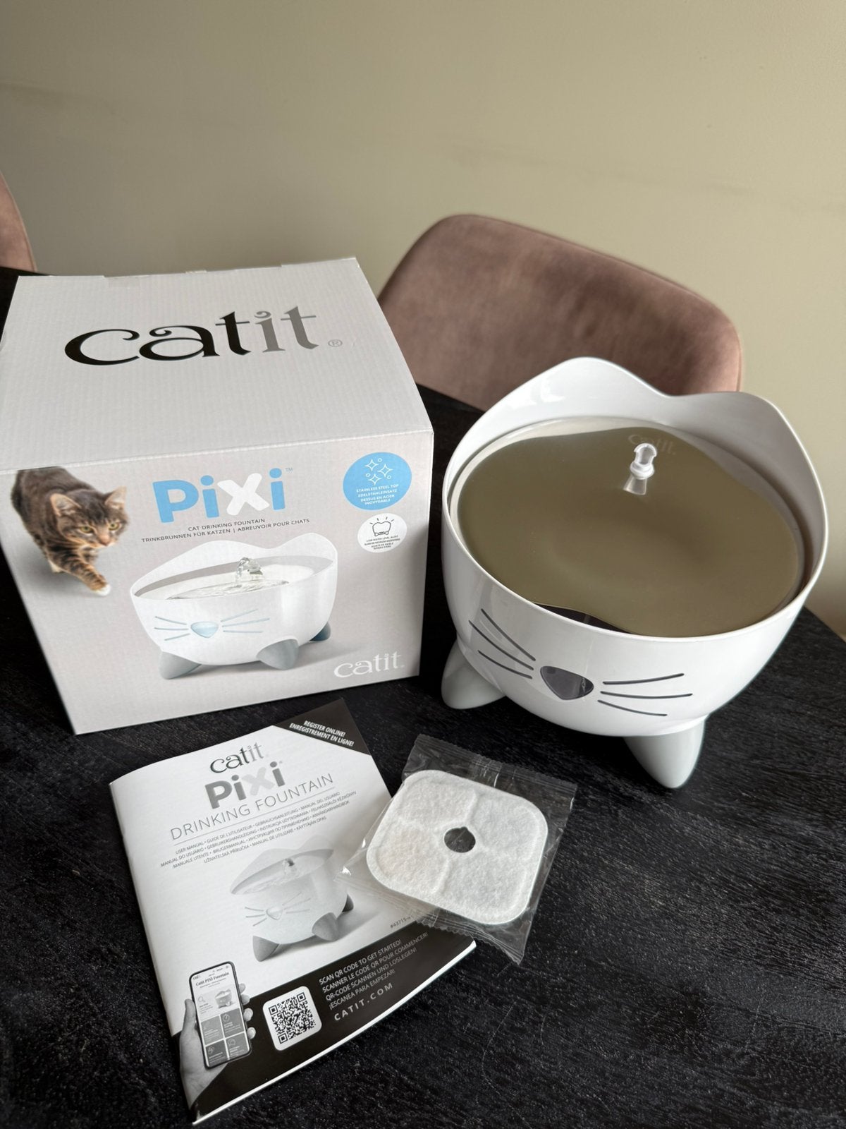 Catit PIXI drinkfontein, Ophalen of Verzenden, Zo goed als nieuw