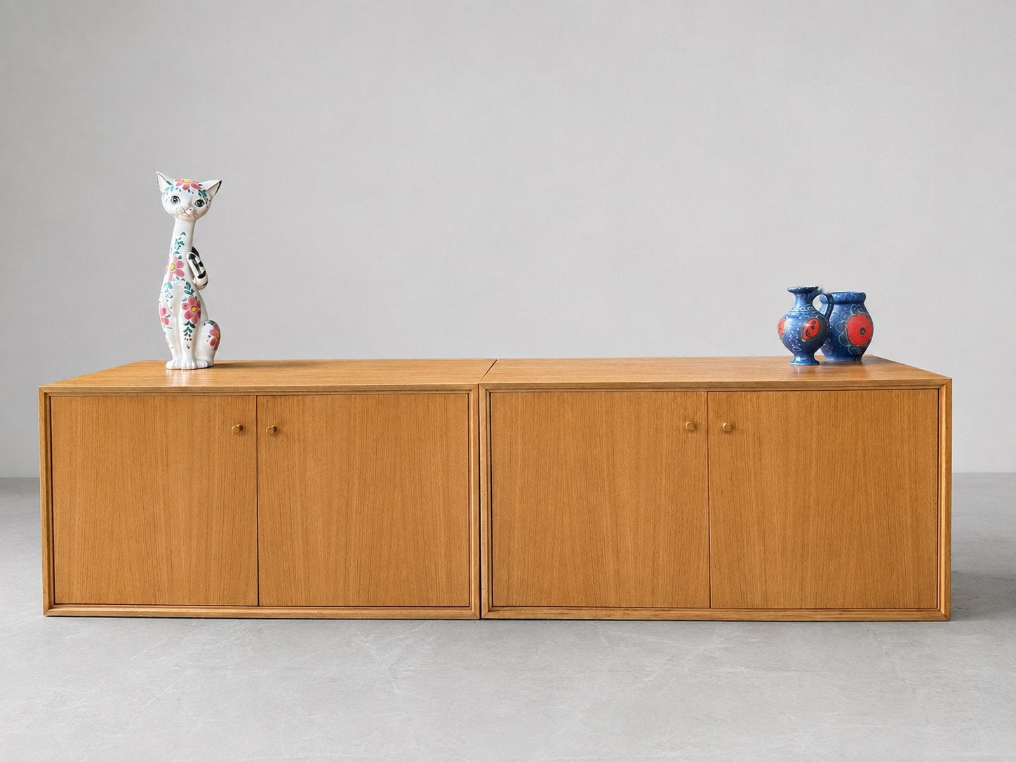 Vintage dressoir tvmeubel kast teak lowboard, Huis en Inrichting, Kasten | Televisiemeubels, Ophalen, F, Gebruikt, G