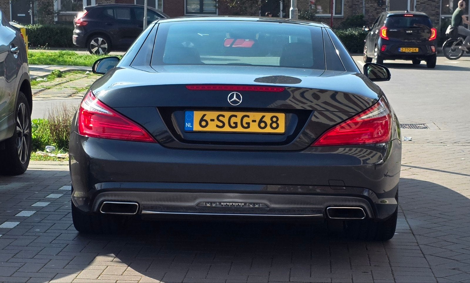 Mercedes-Benz SL Sl350 Aut7 Blue Efficiency 2013 Zwart, Automaat, Navigatiesysteem, Achterwielaandrijving, Zwart