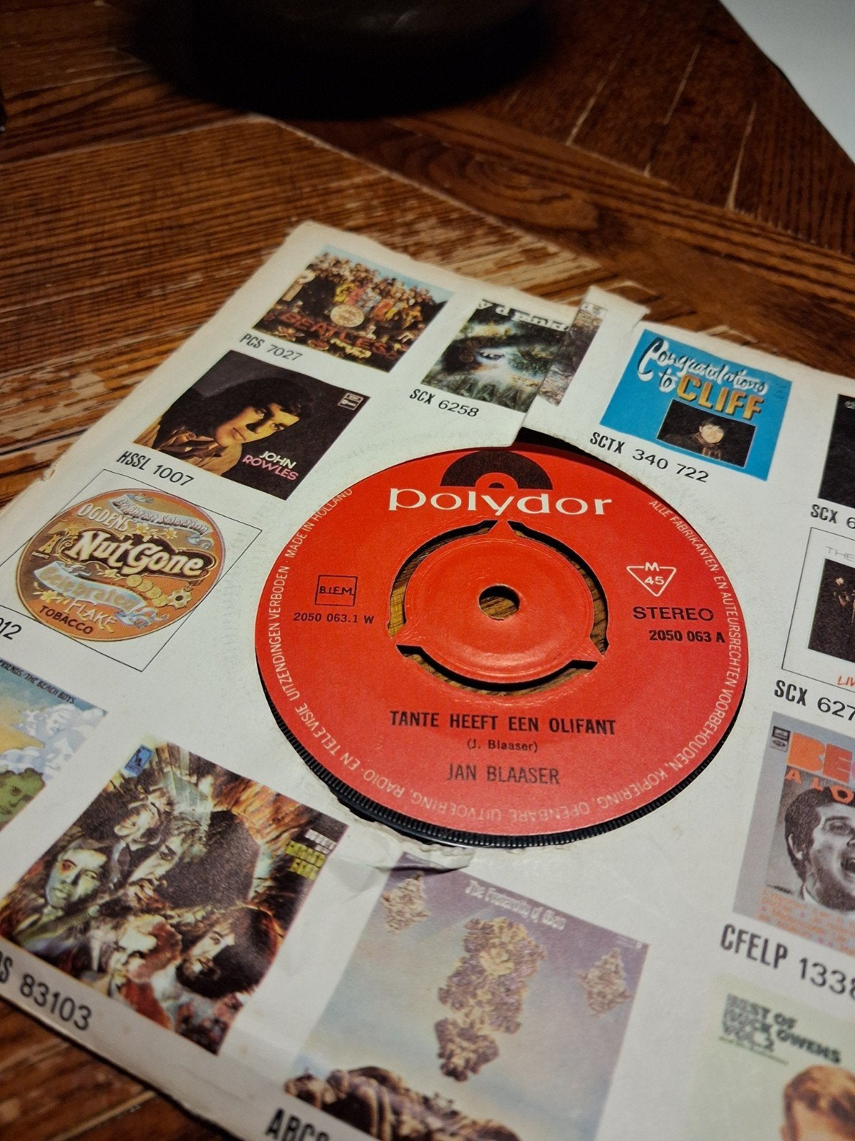 Jan Blaaser - Tante heeft een olifant (Vinyl Single), Ophalen of Verzenden, Gebruikt, 7 inch