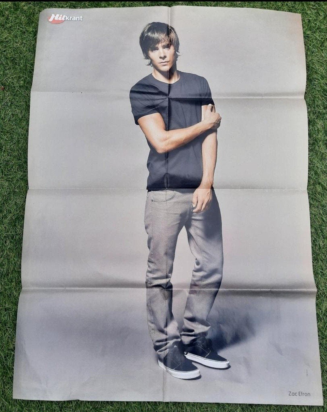 Grote Poster Hitkrant 2009 Zac Efron / SpangaS op Survival, Ophalen of Verzenden, Gebruikt, A1 t/m A3, Film en Tv