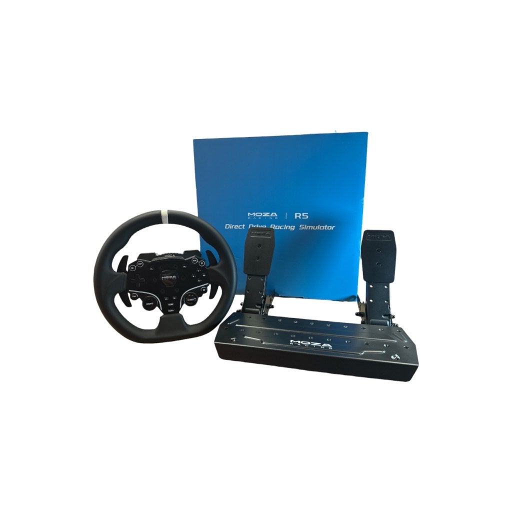 Moza Racing R5 Direct Drive Racing Simulator | Nette Staat, Flex Ltd., Gebruikt, https://flex.com/contact-us, Nobelstraat 10, 5807 GA Oostrum LB, Limburg, Nederland