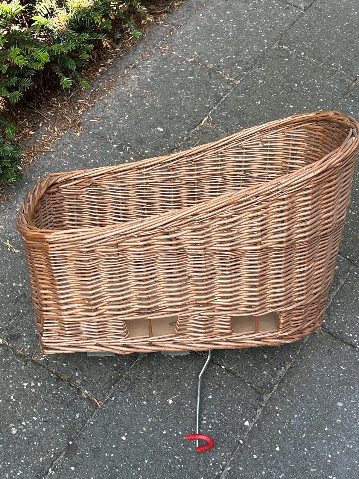 Rotan fietsmand achterop  - Gebruikt, Ophalen of Verzenden, Gebruikt