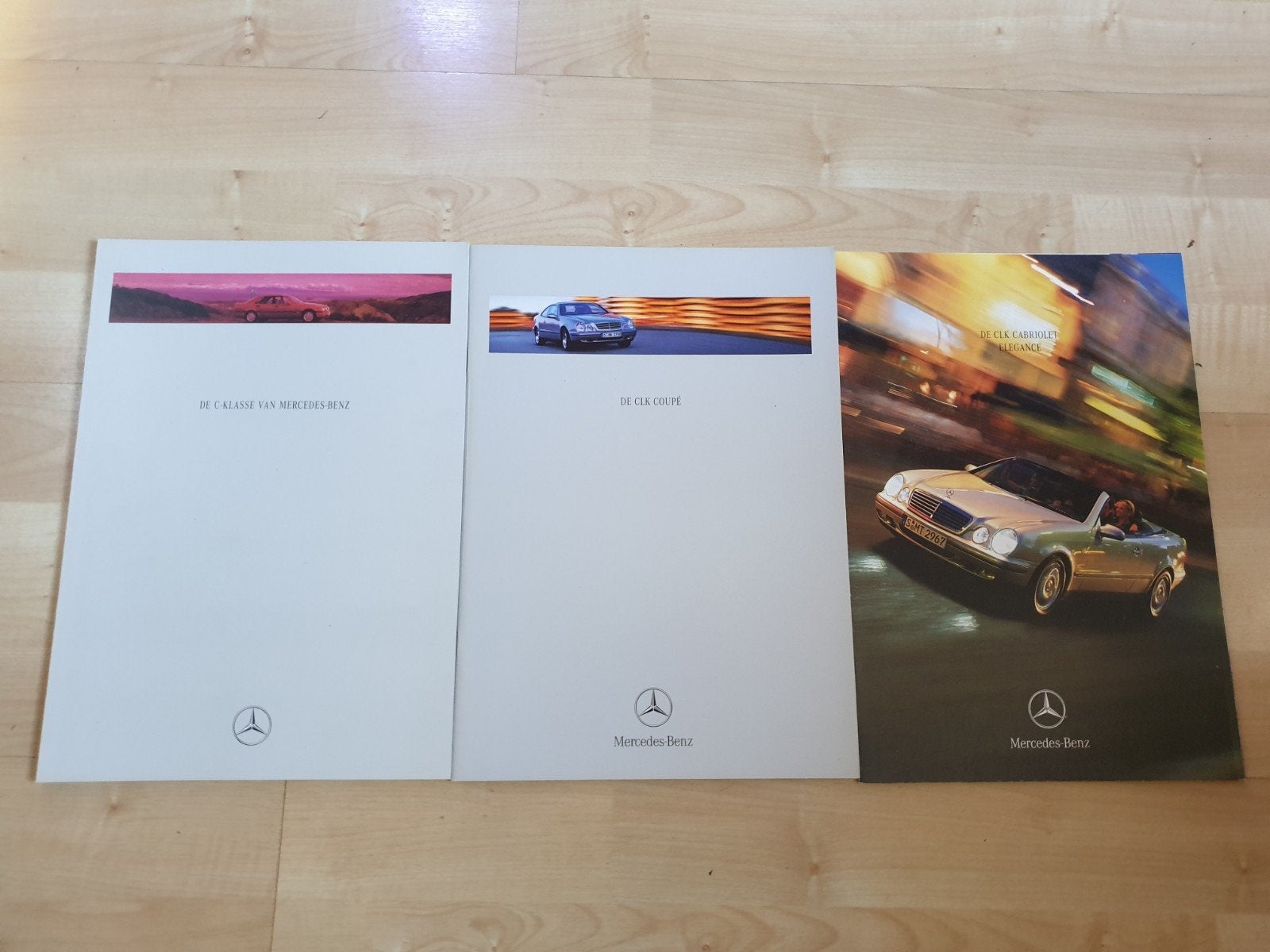 Folders Mercedes C klasse, CLK Coupé, CLK Cabriolet Elegance, Ophalen of Verzenden, Zo goed als nieuw, Mercedes