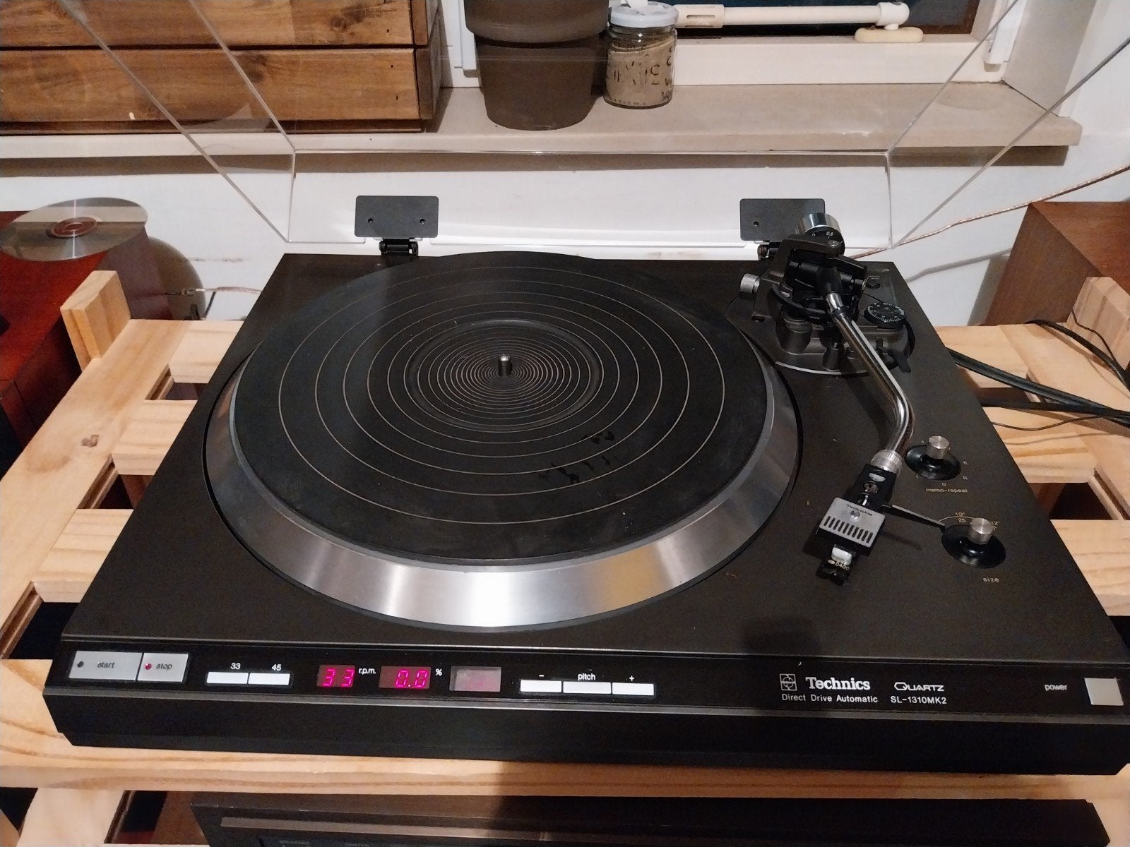 TECHNICS SL 1310 MK2, Automatisch, Refurbished, Ophalen of Verzenden, Platenspeler