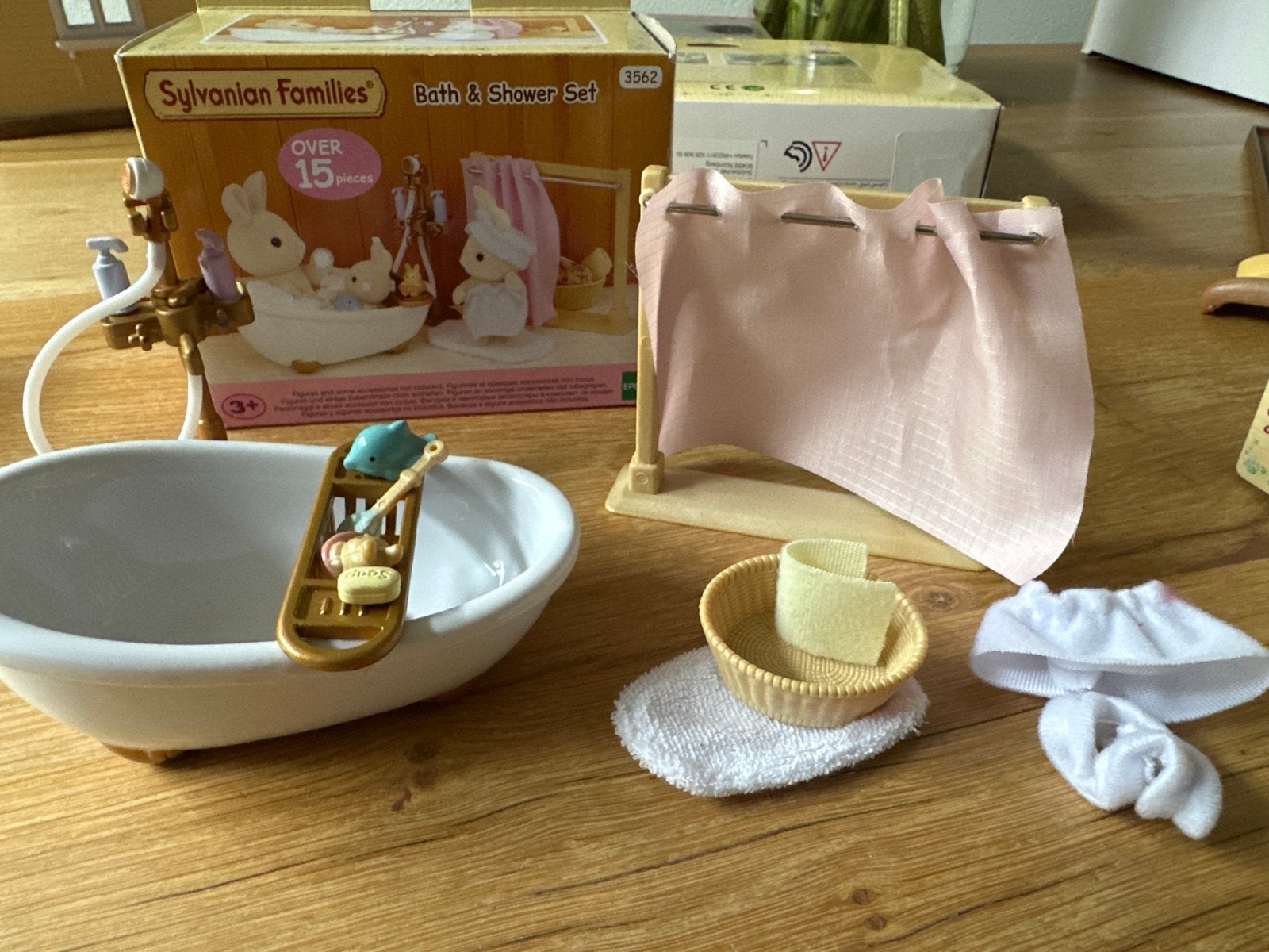 Sylvanian Families Bad- en Doucheset (meer dan 15 stuks), Verzenden, Zo goed als nieuw, Jongen of Meisje