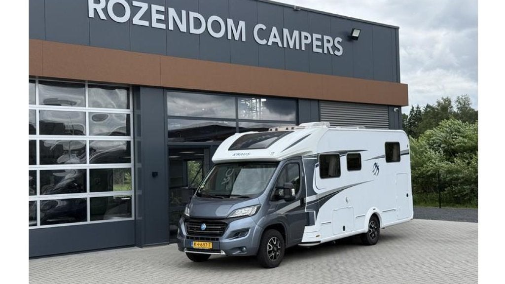 Knaus Sun Ti 700 Enkele bedden, zonnepanelen, oven, top!, Ringverwarming, Fiat, Luifel, Bedrijf