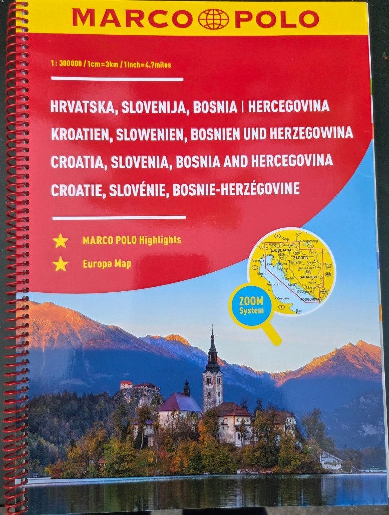 wegenatlas Slovenie, Boeken, Ophalen, Overige atlassen, Marco Polo, Europa Overig