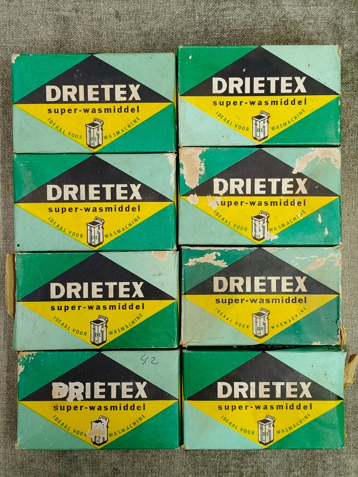 8 oude volle pakjes Drietex, Ophalen of Verzenden, Gebruikt