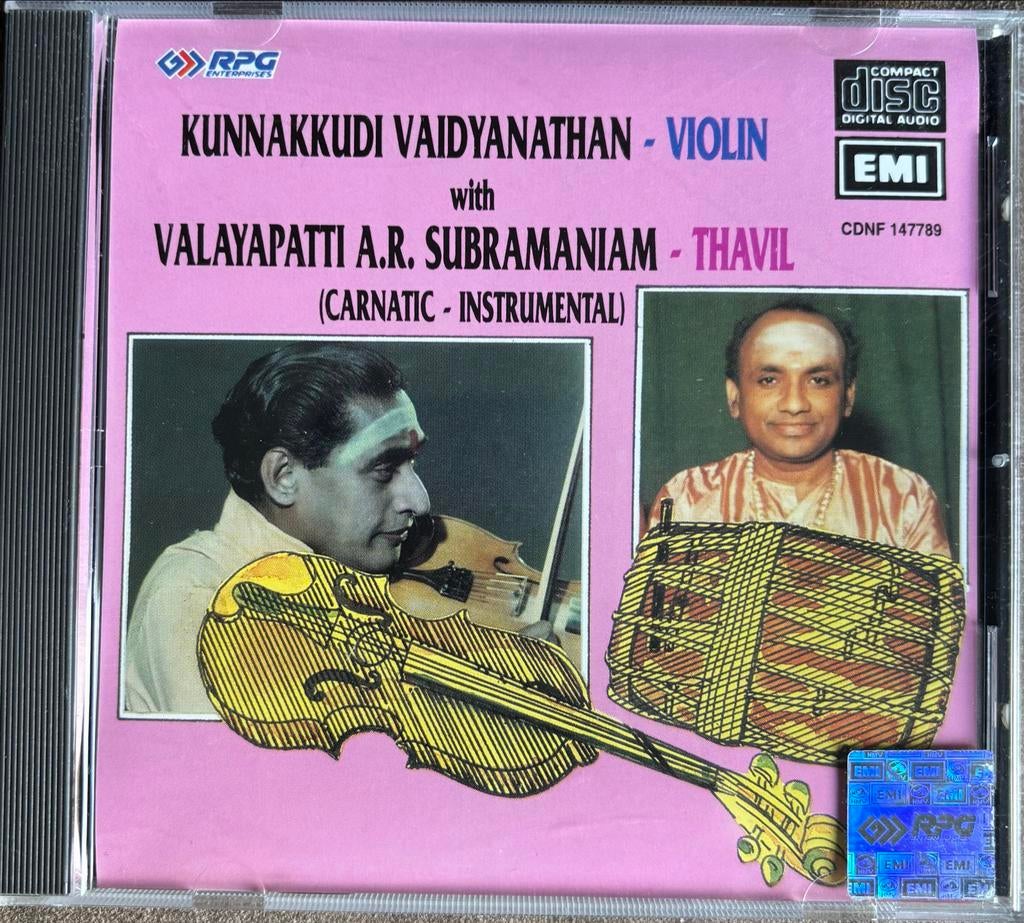 Kunnakkudi Vaidyanathan - Violin (Carnatic - Instrumental), Verzenden, Gebruikt