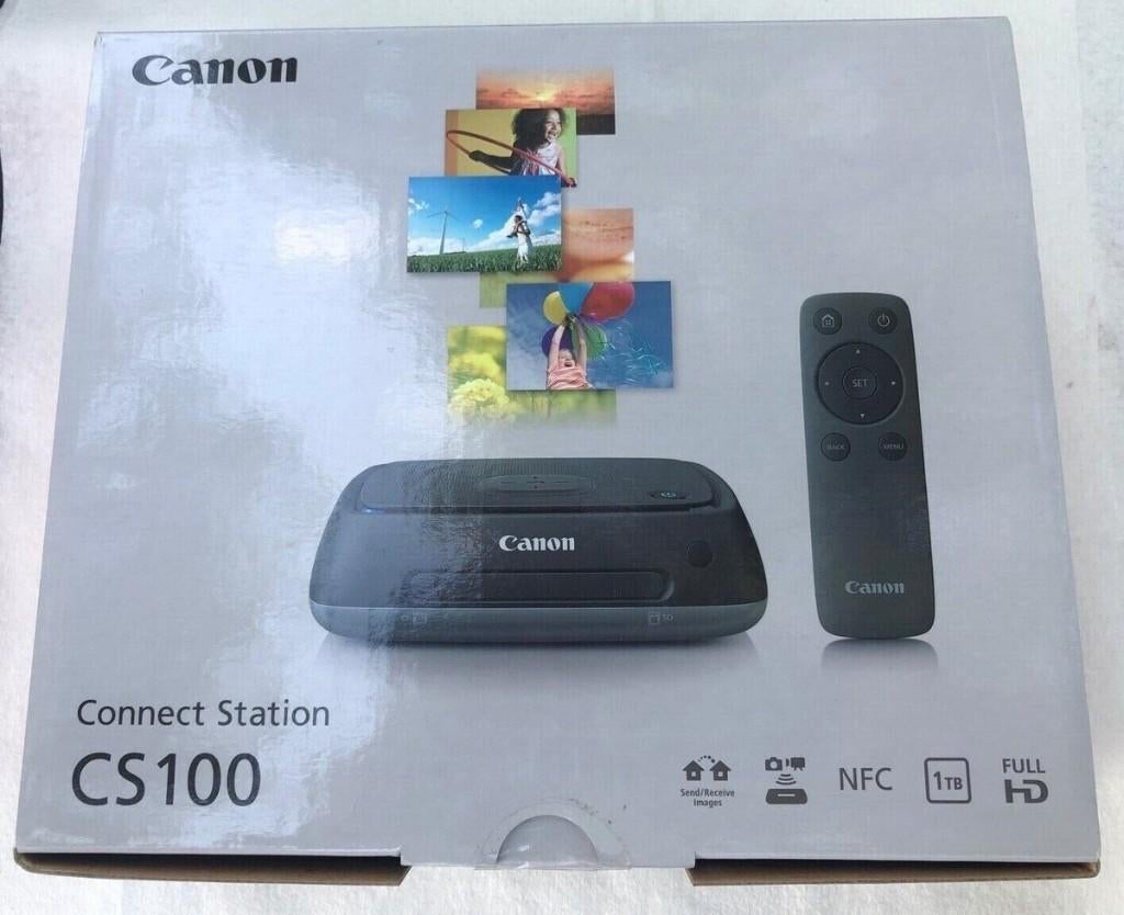 Canon Connect Station CS100 1TB WIFI/NFC/HDMI/SD/CF] Nieuw, SD, Canon, 1 TB of meer, Nieuw