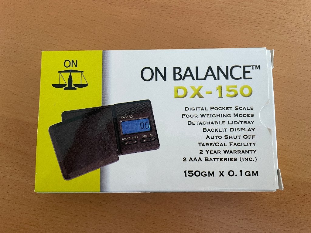 On Balance DX-150 Digitale Precisie Weegschaal, Witgoed en Apparatuur, Ophalen, Minder dan 10 kg, Overige typen, Fijner dan 1 gram