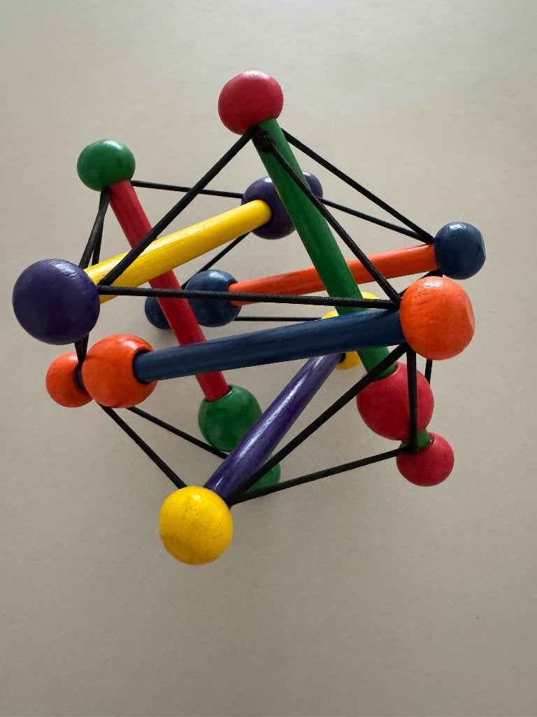 Houten Manhattan Toy Skwish Classic grijp- en bijtspeeltje, Ophalen of Verzenden, Zo goed als nieuw, Overige typen