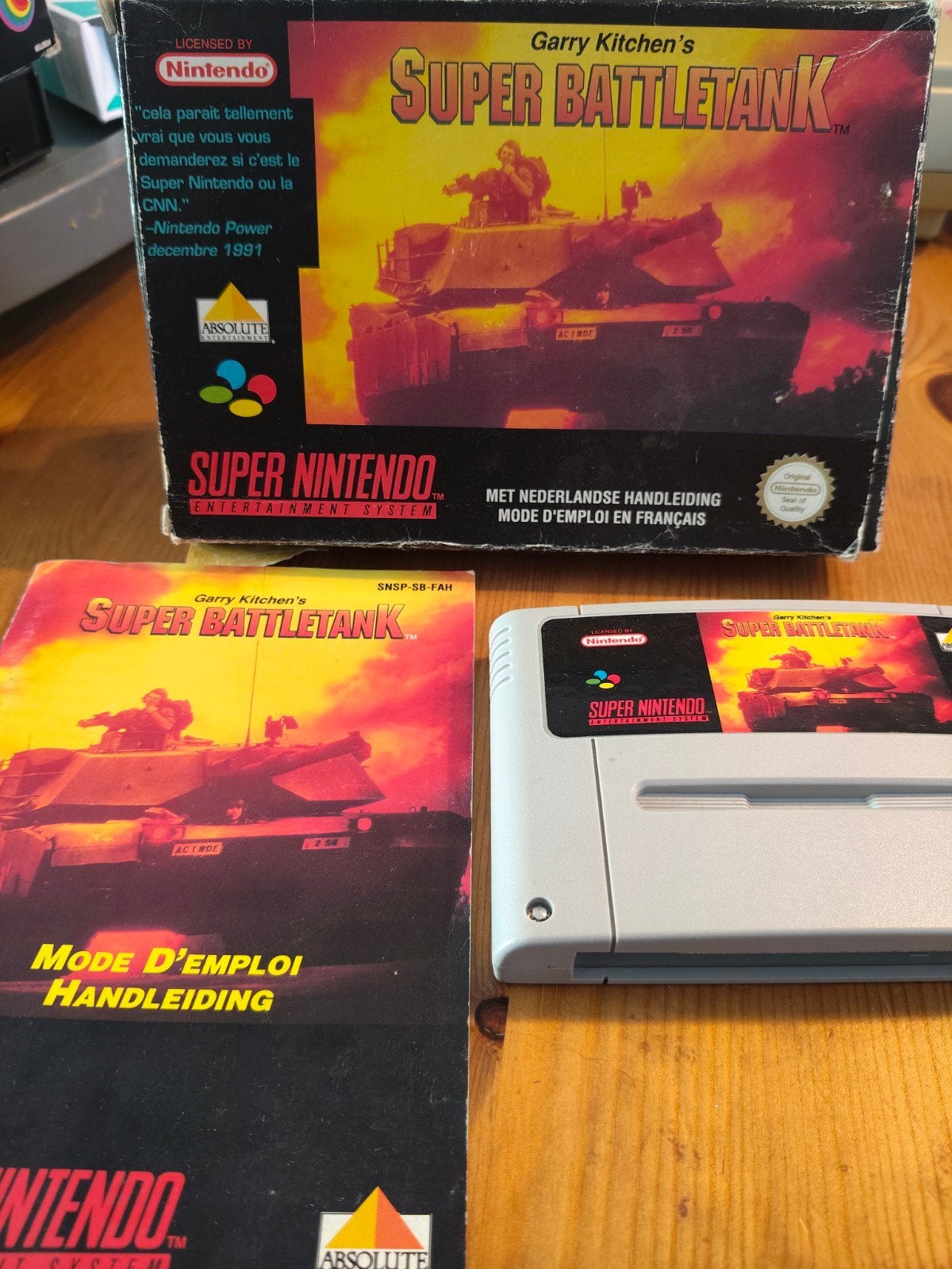Super Battletank SNES, Spelcomputers en Games, Games | Nintendo Super NES, Gebruikt, Shooter, 1 speler, Ophalen of Verzenden