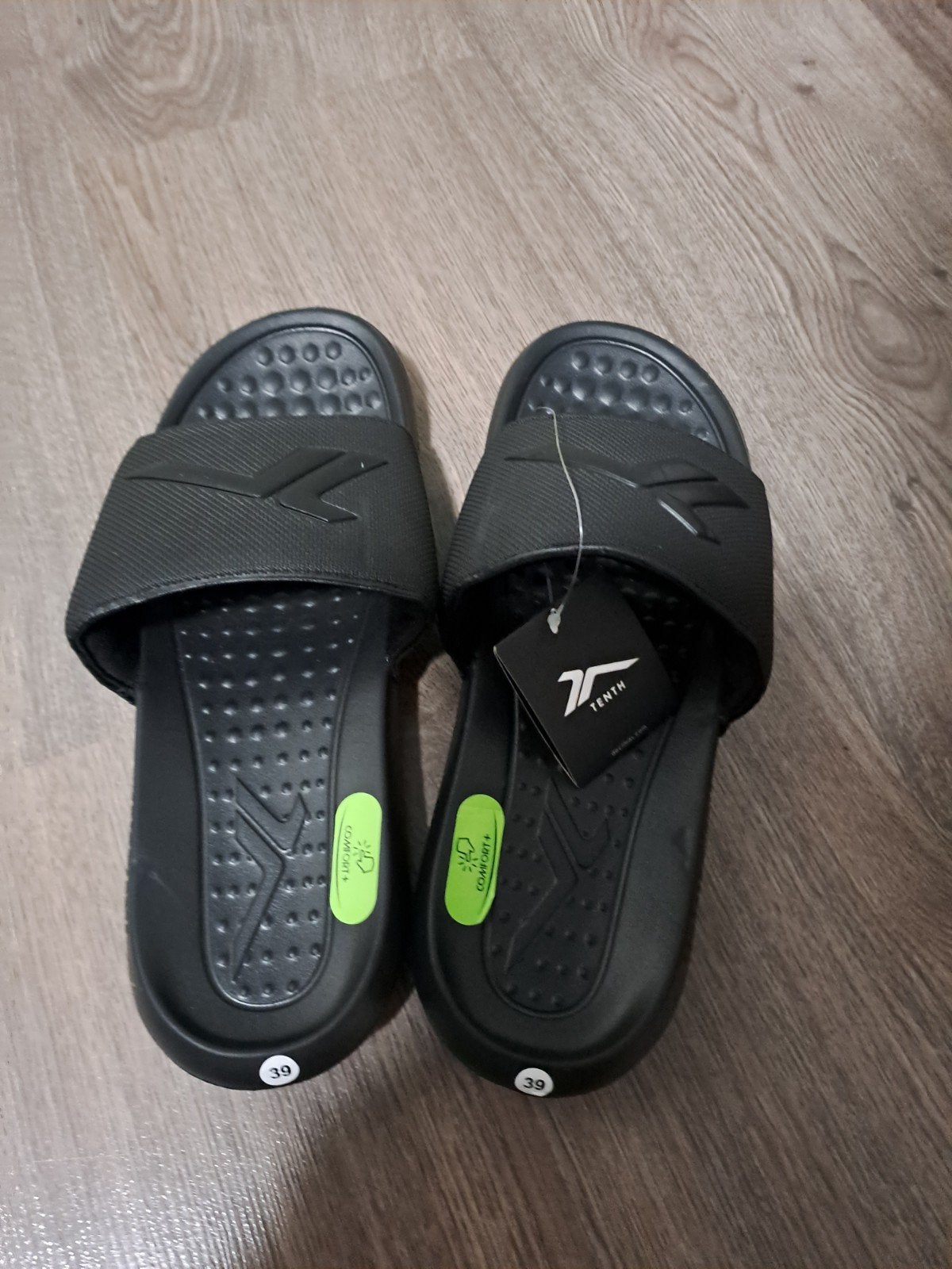 Heren slippers maat 39, Slippers, Overige, Zwart, Nieuw