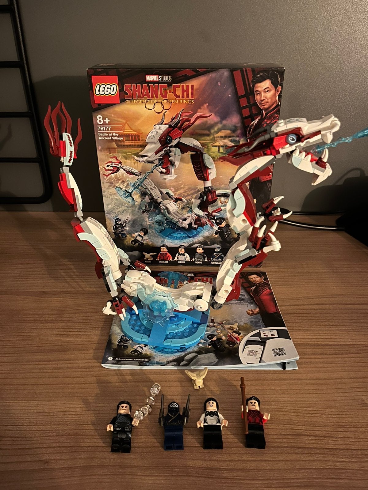 Lego 76177 Marvel Shang-Chi Battle at the ancient village, Ophalen of Verzenden, Zo goed als nieuw, Complete set, Lego