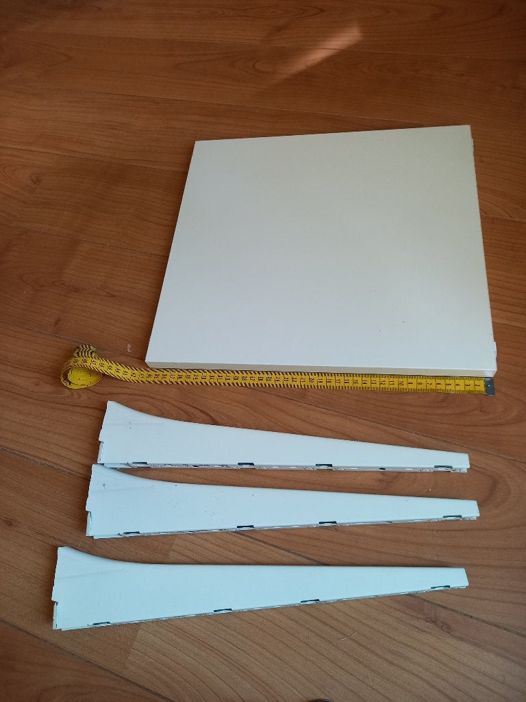IKEA ALGOT plank met 3 steunen, Ophalen, Zo goed als nieuw