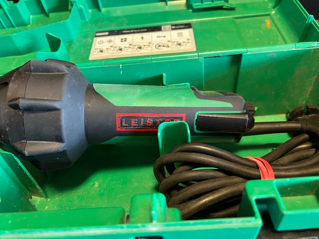 Leister Triac AT Heteluchtpistool met Koffer Hot Air Tool, Ophalen of Verzenden, Zo goed als nieuw, Overige typen