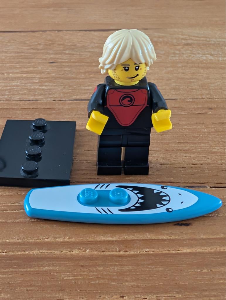 Lego Minifigures serie 17/ Professional Surfer, Lego, Ophalen of Verzenden, Zo goed als nieuw, Minifiguren serie