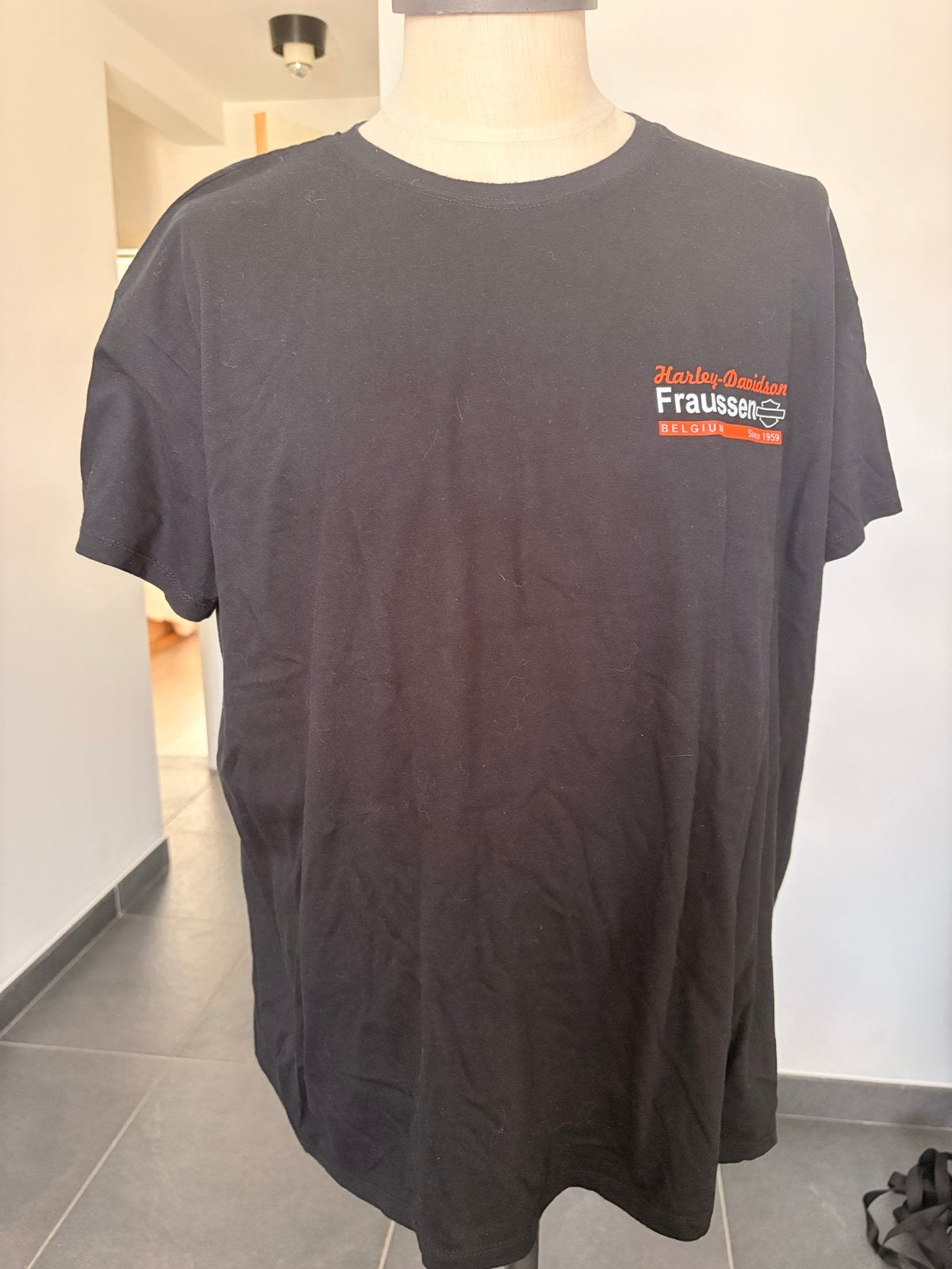 Harley-Davidson Fraussen T-shirt Zwart Maat 2xl, Motoren, Kleding | Motorkleding, Overige merken, Overige typen, Heren, Ophalen of Verzenden