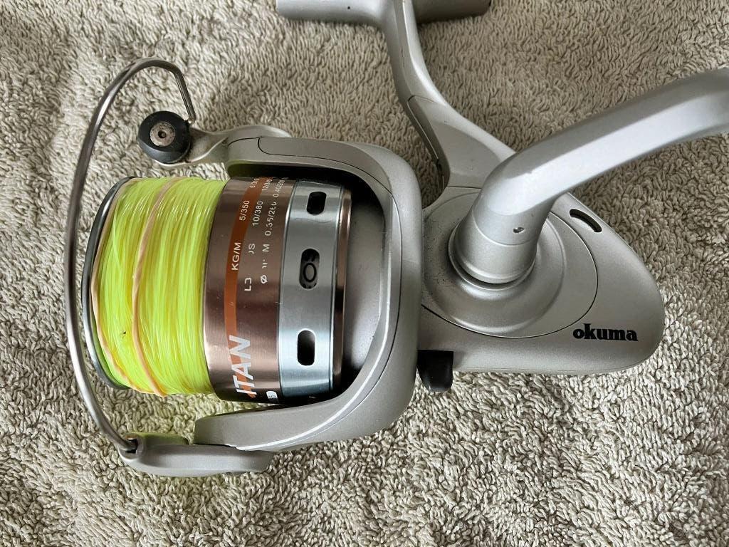 Molen - Okuma Tritan IT 55, Watersport en Boten, Hengelsport | Algemeen, Ophalen, Gebruikt, Molen