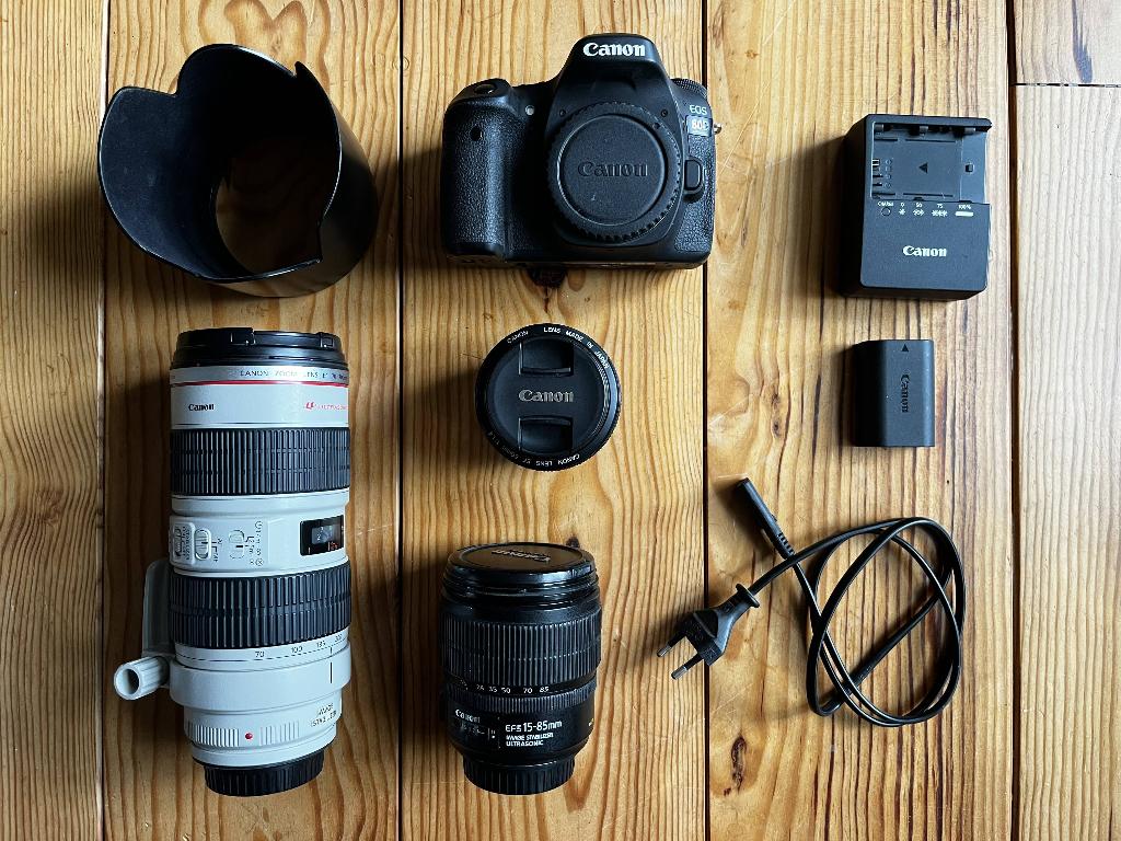 Super mooie Canon DSLR set te koop – 80D + 3 lenzen, Ophalen, Spiegelreflex, Canon, Zo goed als nieuw