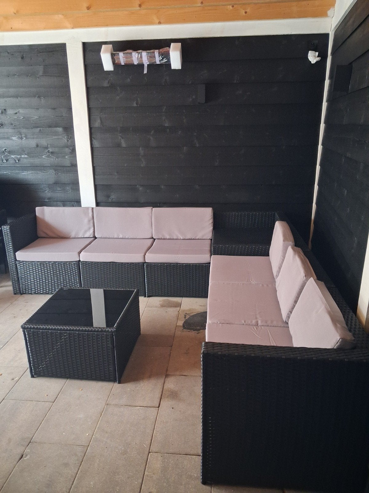Luxe Wicker Loungeset met Opbergbox-  Nieuw met garantie!, Tuin en Terras, Tuinsets en Loungesets, Ophalen, 6 zitplaatsen, Bank