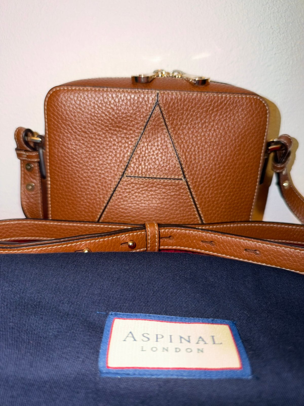 Aspinal of London Camera Bag - Zo goed als nieuw, Ophalen of Verzenden, Zo goed als nieuw, Bruin, Schoudertasje
