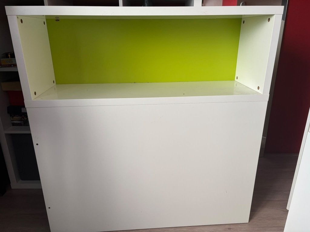 IKEA FLAXA hoofdeinde kast bedkast - uitschuifbaar, Huis en Inrichting, Ophalen, Zo goed als nieuw, Minder dan 45 cm, 70 cm of meer
