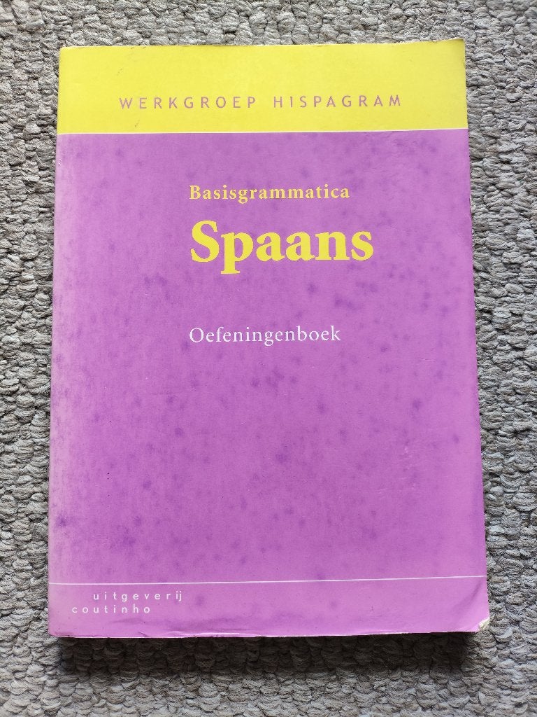 Werkgroep Hispagram Basisgrammatica Spaans zie foto's., Boeken, Ophalen of Verzenden